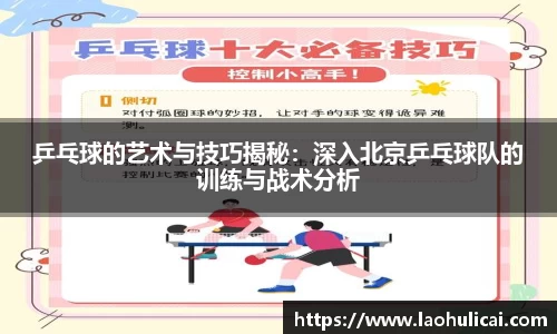 乒乓球的艺术与技巧揭秘：深入北京乒乓球队的训练与战术分析
